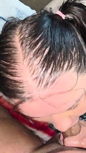 My asshole is so wide that it fits his hand and cock at the same time, I suck his cock to taste my ass   Clip 1