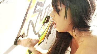 Kerry Louise Loves Getting Cum At The Gloryhole