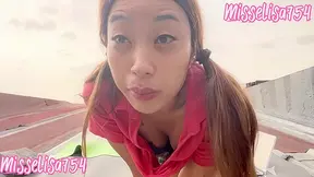 Japanese Goddess Strips Bare Outdoors – Steamy Sensual Performance!