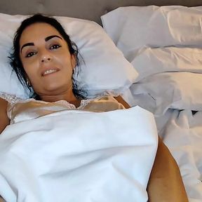 Slutty wife takes a lot of cock from a friend secretly in the Hotel during vacation - real amateur