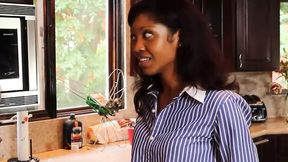 Hot American hottie Aaliyah Love gets fucked with a strapon by Lotus Lain