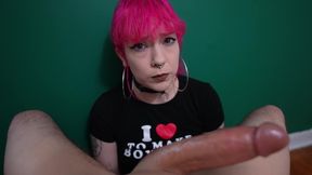 Light CBT Femdom Handjob