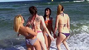 Kobi Brian, Marina Angel And Gina Valentina - Spring Breakers