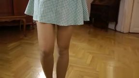 Russian amateur casting with cumshot