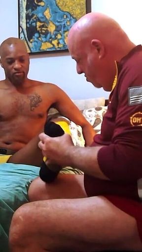 Coach Massages Players Feet!