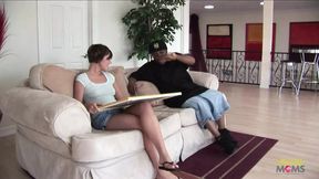 Mature lady enjoys deep throat and pussy&#x270C; action with big black cock&#x1F32D;