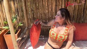 I Tempt the Hotel Staff for a Wild Night During My Trip - Sara Blonde