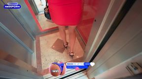 Hot stepmom MILF has an elevator POV sex session