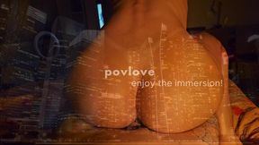 thats why you guys love latina girls. look how she mounts like a pro on this thick d