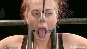 Ginger Dyke Spanked On