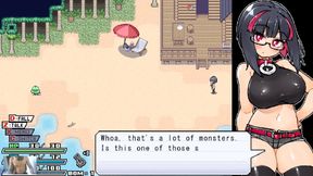 Sexy nerd girl gets monster cock and big breasts