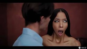 Time Frozen student Lia Lin Gets fucked and CUM Loaded By her tutor Tommy Gold