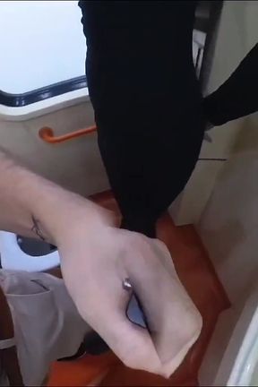 Adrenaline on the Train. Caught in the Toilet
