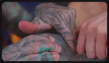 Tattooed Cosplay Anal Fisting With Trans Star