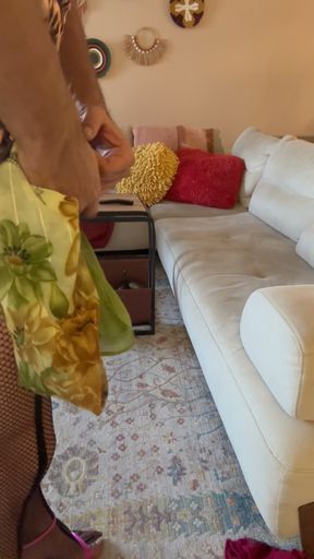 I cleaned the house, I'm tired and I'm resting   Clip 1