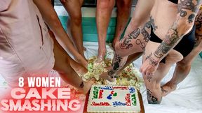 8 Women Cake Smashing UHD