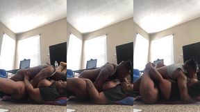 black lesbians tribbing on the floor