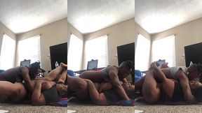 black lesbians tribbing on the floor