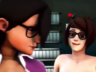 Shemale Hentai Shemale Hentai Mei Overwatch Anal Biggest Spunk Flow CG Comics