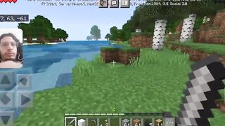 Minecraft gameplay // hunting food //