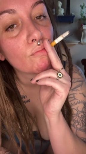 Smoking and Teasing My Pussy