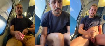 Public risky train cumshot destroys hung lover