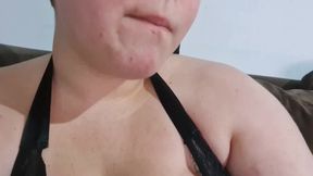 BBW Girl Eating Icecream