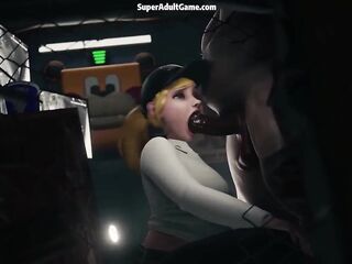 Security Cutie Got Her Vagina Destroyed By Her Manager ( CG Realistic Gameplay )