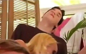 Hot fuck in threesome