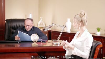 DADDY4K. Cute Naomi Love decided to get the job and showed her big natural tits and pussy