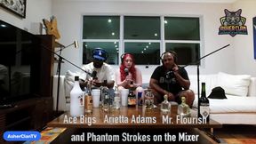 Adult Star Podcast with Arietta Adams Hosted by Mrflourish and Ace Bigs