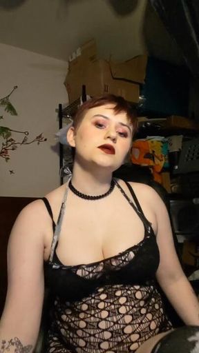 Big Tit Goth Wants Nothing but Your Cum
