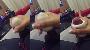 me masturbando com o egg gozei litros
