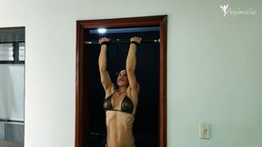 3 min of chin ups