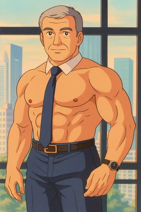 AI-generated anime-style animation