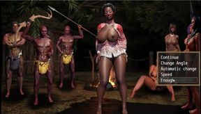 Struggle with Sins Nyra (tribal Stepmother) Fucks Infront of Her Tribe by Her Husband