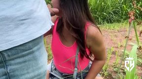 Blowy Stranger in Park - Anal&#x1F44C; Outdoor Fisting Orgy