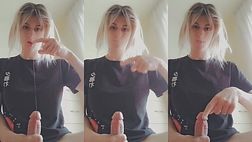 Samanthasissy jerkoff precum eating