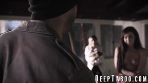 Whitney Wright's step-cousin gets a mouthful of dick from Chad Alva
