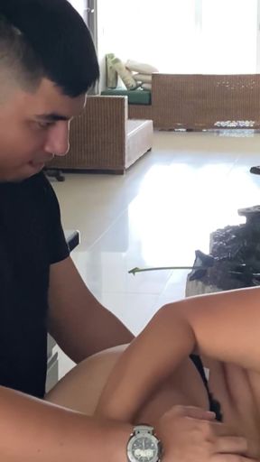 I seduce my stepbrother until I convince him to fuck me.   Clip 3