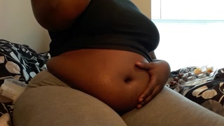 Belly stuffing bbw eating cupcakes
