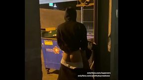 Twitter&rsquo_s @212surf Fucks @SupaVers in Public Dark Alley