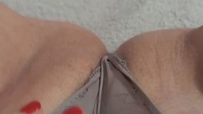 Panty Tease: MILF Sofia Avallone Plays with Her Wet Pussy