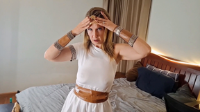 My Greek Goddess Wife Cheats at the Halloween Party and Makes Me Watch Her Swallow His Load