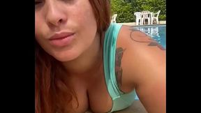 Fetiche em ser fodida dentro da piscina