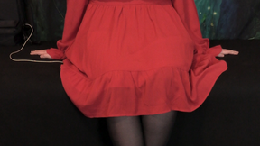 Red Shoe Dangling