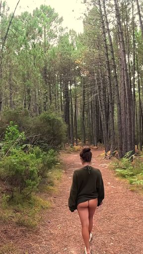 Compilation walks in the woods because I love to be watched by strangers   Clip 2