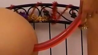 Insatiable Lesbian Lust Steamy Shower Squirt Fest