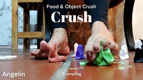 Using my bare feet to crush and trample (1)