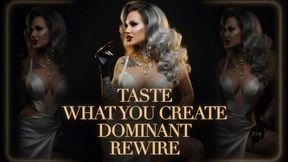 TASTE WHAT YOU CREATE - DOMINANT REWIRE